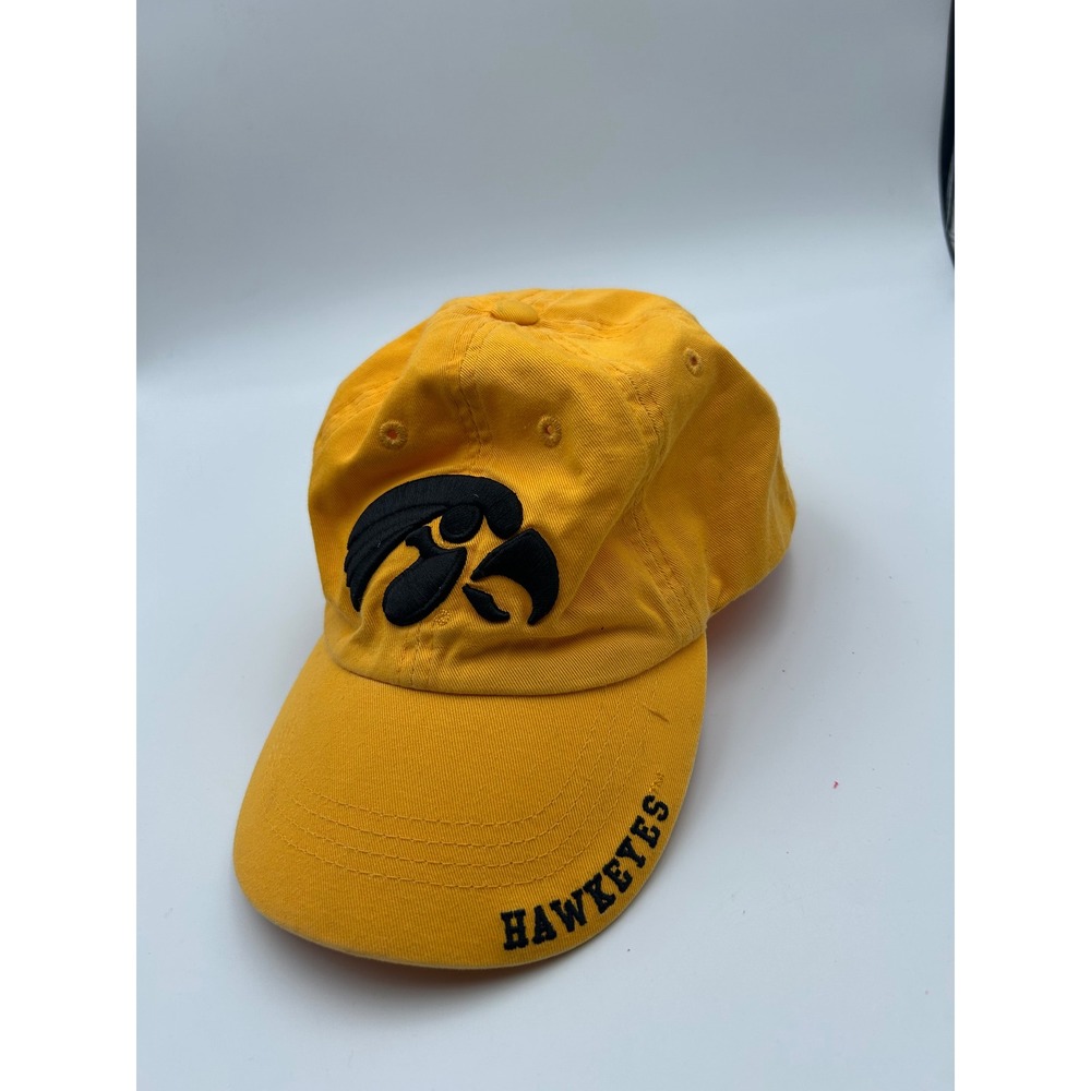 Iowa Hawkeyes Hat Captivating Headwear Yellow Adjustable Strapback Cap NCAA